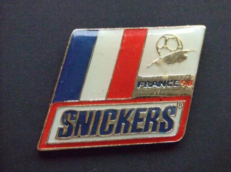 WK voetbal 1998 Frankrijk sponsor Snickers